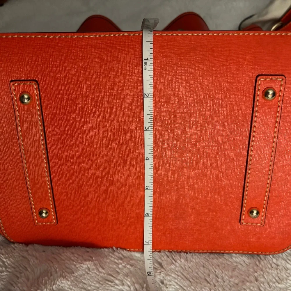 Dooney & Bourke Saffiano Kendall Crossbody Fall Tomato Bag Purse NEW - Picture 16 of 16